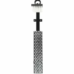 vidaXL Brosses pour le bétail Noir et Blanc 84 x 10 x 91 cm PVC