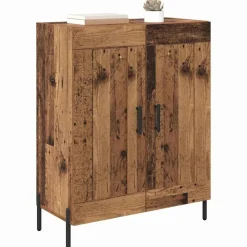 vidaXL Buffet Bois Ancien 69,5 x 34 x 90 cm Bois d'ingénierie et fer