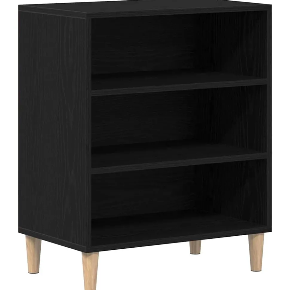 vidaXL Buffet Chêne noir 57 x 35 x 70 cm Bois d'ingénierie