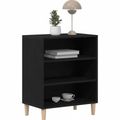 vidaXL Buffet Chêne noir 57 x 35 x 70 cm Bois d'ingénierie