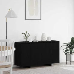 vidaXL Buffet Chêne noir 135 x 41 x 75 cm Bois d'ingénierie