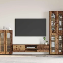 vidaXL Buffet FLORIN Bois ancien 55,5 x 29 x 100 cm Bois d'ingénierie