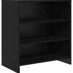 vidaXL Buffet Noir 70 x 41 x 75 cm Bois d'ingénierie