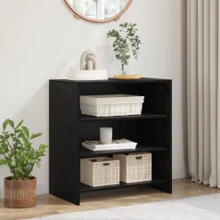 vidaXL Buffet Noir 70 x 41 x 75 cm Bois d'ingénierie