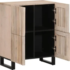 vidaXL Buffet 60x34x75 cm bois de manguier massif