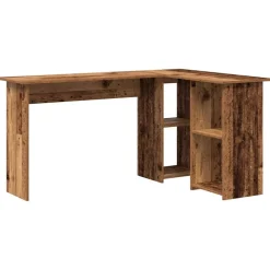 vidaXL Bureau Bois Ancien 142 x 102 x 73 cm Bois d'ingénierie