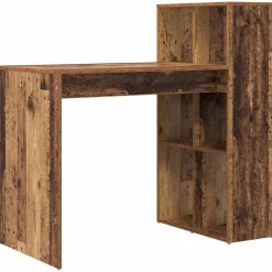 vidaXL Bureau Bois Ancien 108 x 55 x 103.5 cm Bois d'ingénierie