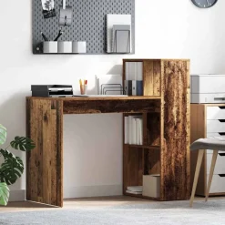 vidaXL Bureau Bois Ancien 108 x 55 x 103.5 cm Bois d'ingénierie