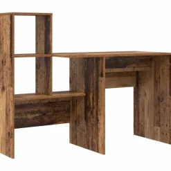 vidaXL Bureau Bois Ancien 131,5 x 50 x 106,5 cm Bois d'ingénierie