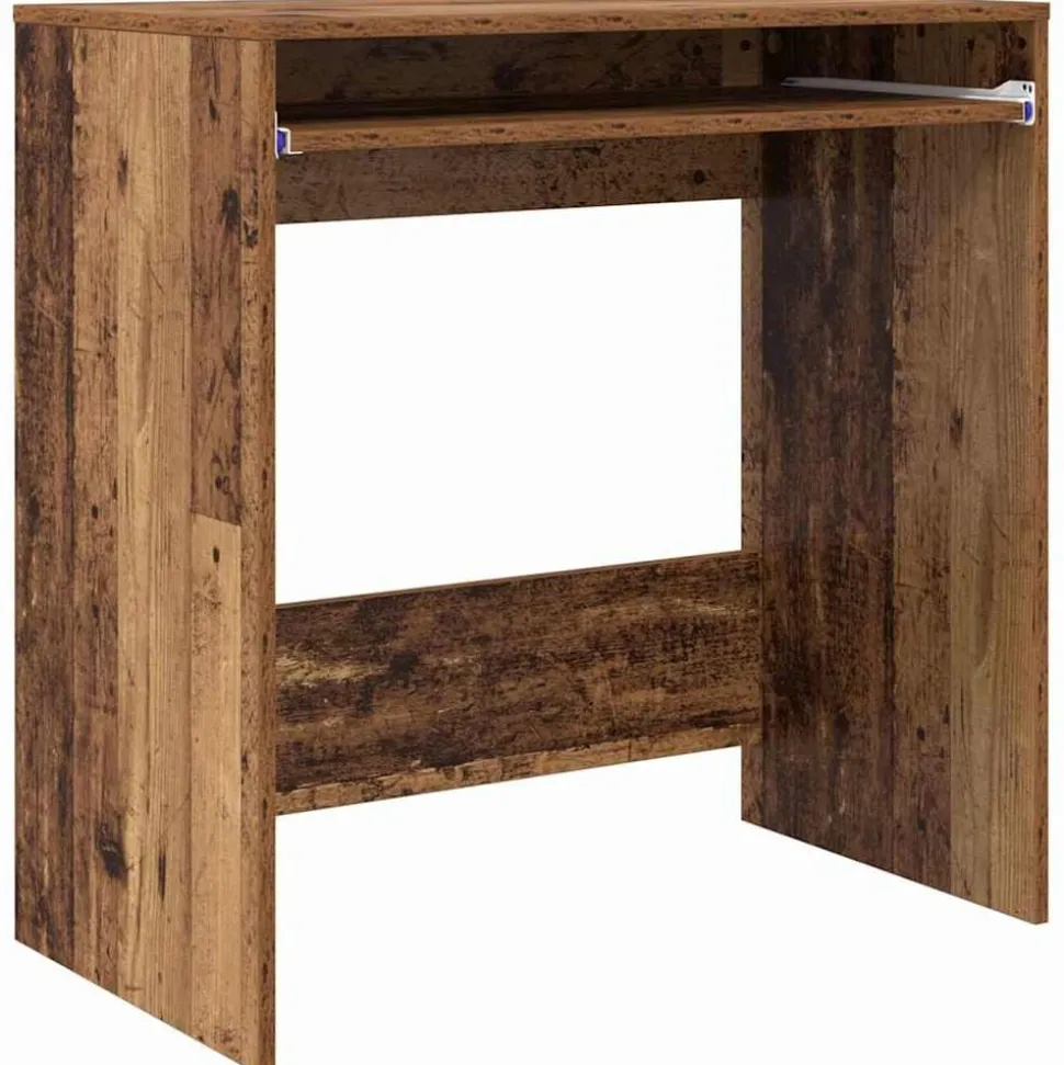 vidaXL Bureau Bois Ancien 77,5 x 43 x 79 cm Bois d'ingénierie