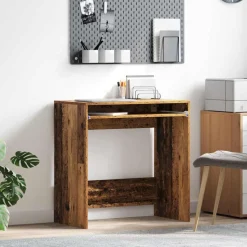 vidaXL Bureau Bois Ancien 77,5 x 43 x 79 cm Bois d'ingénierie