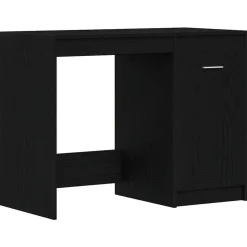 vidaXL Bureau Chêne noir 100 x 50 x 76 cm Bois d'ingénierie