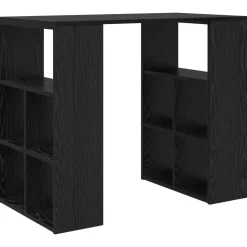vidaXL Bureau Chêne noir 90 x 50 x 75 cm Bois d'ingénierie