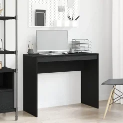 vidaXL Bureau Chêne noir 90x40x72 cm Bois d'ingénierie