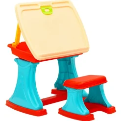 vidaXL Bureau et chevalet d'apprentissage réglable pour enfants