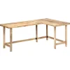 vidaXL Bureau 180x120x76 cm Bois de manguier massif