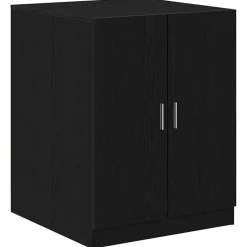 vidaXL Cabinet pour lave-linge Chêne noir 70,5 x 71,5 x 91,5 cm