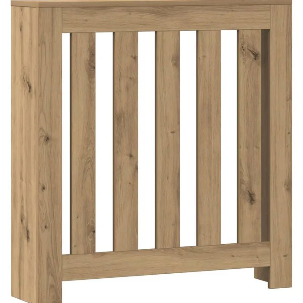 vidaXL Cache-radiateur chêne artisanal 78x20x82 cm bois d'ingénierie
