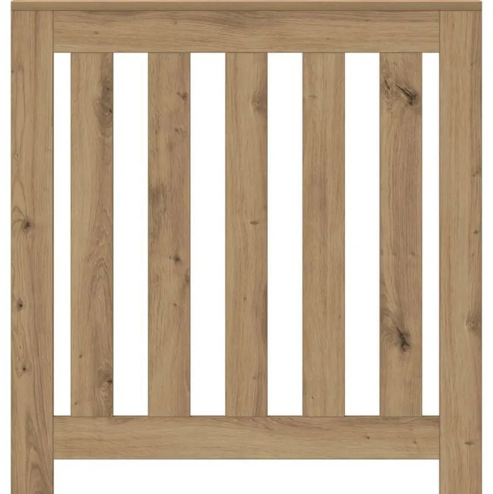 vidaXL Cache-radiateur chêne artisanal 78x20x82 cm bois d'ingénierie