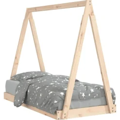 vidaXL Cadre de lit pour enfant 70x140 cm bois de pin massif