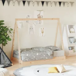 vidaXL Cadre de lit pour enfant 70x140 cm bois de pin massif