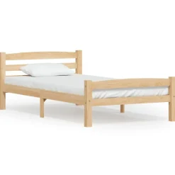 vidaXL Cadre de lit sans matelas bois de pin massif 90x200 cm