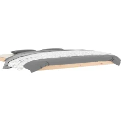 vidaXL Cadre de lit sans matelas 200x200 cm bois massif de pin