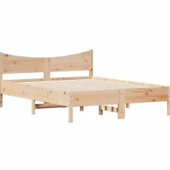 vidaXL Cadre de lit sans matelas 140x200 cm bois massif de pin