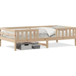 vidaXL Cadre de lit sans matelas 100x200 cm bois massif de pin