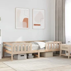 vidaXL Cadre de lit sans matelas 100x200 cm bois massif de pin
