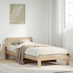 vidaXL Cadre de lit sans matelas 90x200 cm bois de pin massif