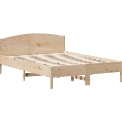 vidaXL Cadre de lit sans matelas 140x200 cm bois massif de pin