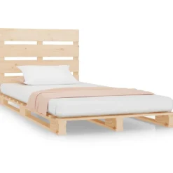 vidaXL Cadre de lit sans matelas 90x200 cm bois de pin massif