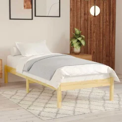 vidaXL Cadre de lit sans matelas bois massif