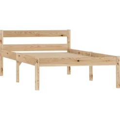 vidaXL Cadre de lit sans matelas bois massif de pin 100x200 cm