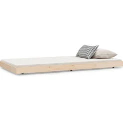 vidaXL Cadre de lit sans matelas 100x200 cm bois massif de pin