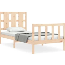 vidaXL Cadre de lit sans matelas 90x190 cm bois de pin massif