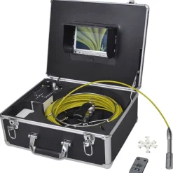 vidaXL Caméra d'inspection de tuyaux 30 m avec boîtier de commande DVR