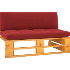 vidaXL Canapé central palette de jardin marron miel bois pin imprégné