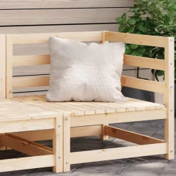 vidaXL Canapé d'angle de jardin 70x70x67 cm bois de pin massif
