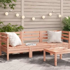 vidaXL Canapé de jardin 3 places bois massif de douglas
