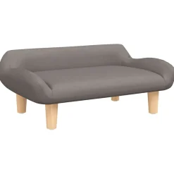 vidaXL Canapé pour enfants taupe 70x40x24 cm tissu