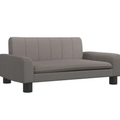 vidaXL Canapé pour enfants taupe 70x45x30 cm tissu