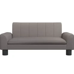 vidaXL Canapé pour enfants taupe 70x45x30 cm tissu