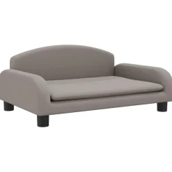 vidaXL Canapé pour enfants taupe 70x45x30 cm tissu