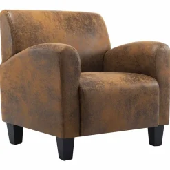 vidaXL Canapé-chaise Marron 70x69x72 cm Similicuir