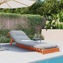 vidaXL Canapé-lit futon avec matelas 60x206x11 cm bois massif de pin