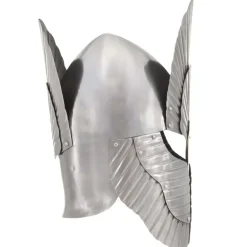 vidaXL Casque de chevalier médiéval pour GN Argenté Acier