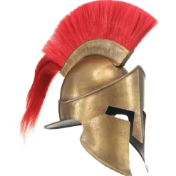 vidaXL Casque de guerrier grec antique pour GN Laiton Acier