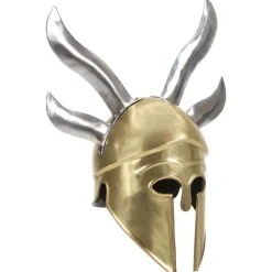 vidaXL Casque de guerrier grec antique pour GN Laiton Acier